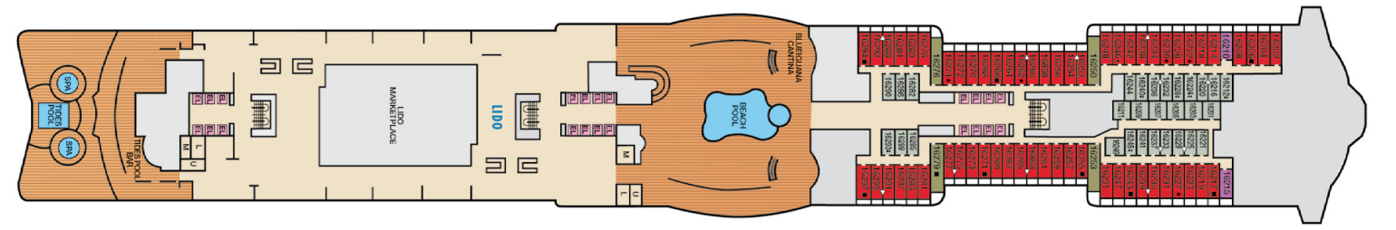 Carnival Cruise Lines Mardi Gras Deck Plans Deck 16.png